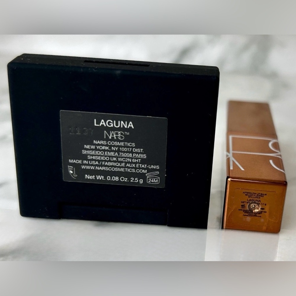NARS Laguna Mini Set ~ Bronzing Powder 2.5g + Afterglow Lip Balm 1.1g ~ NIB - Picture 3 of 5